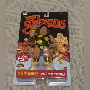 Dusty Rhodes WWE Superstars LJN Action Figure Black Card Chase Variant Brand New